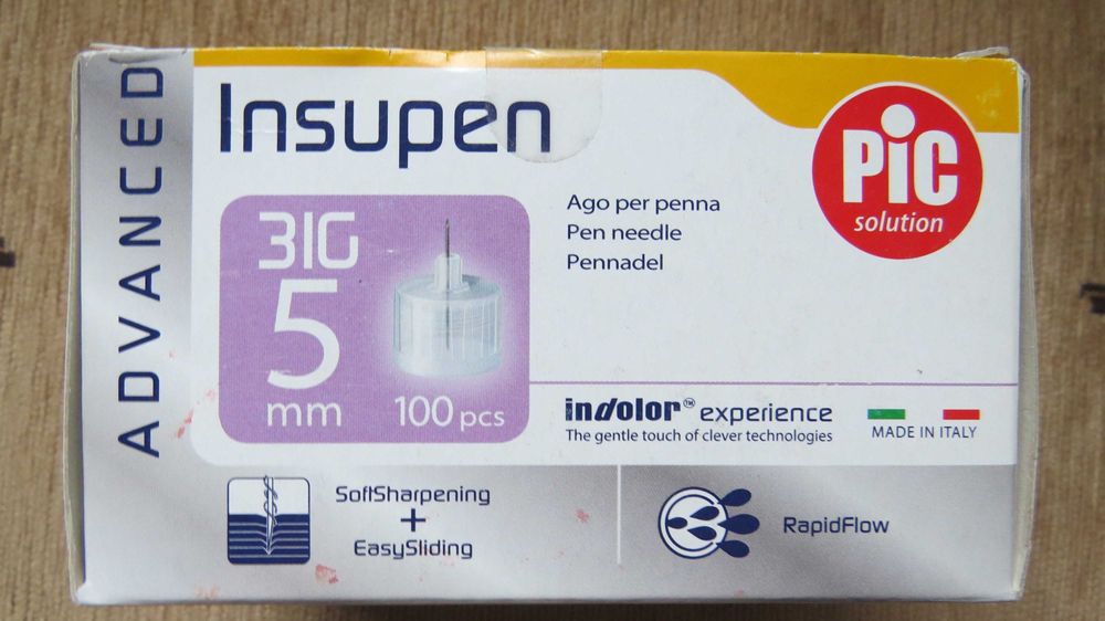 Игли за инсулинова писалка-5мм.-6мм.