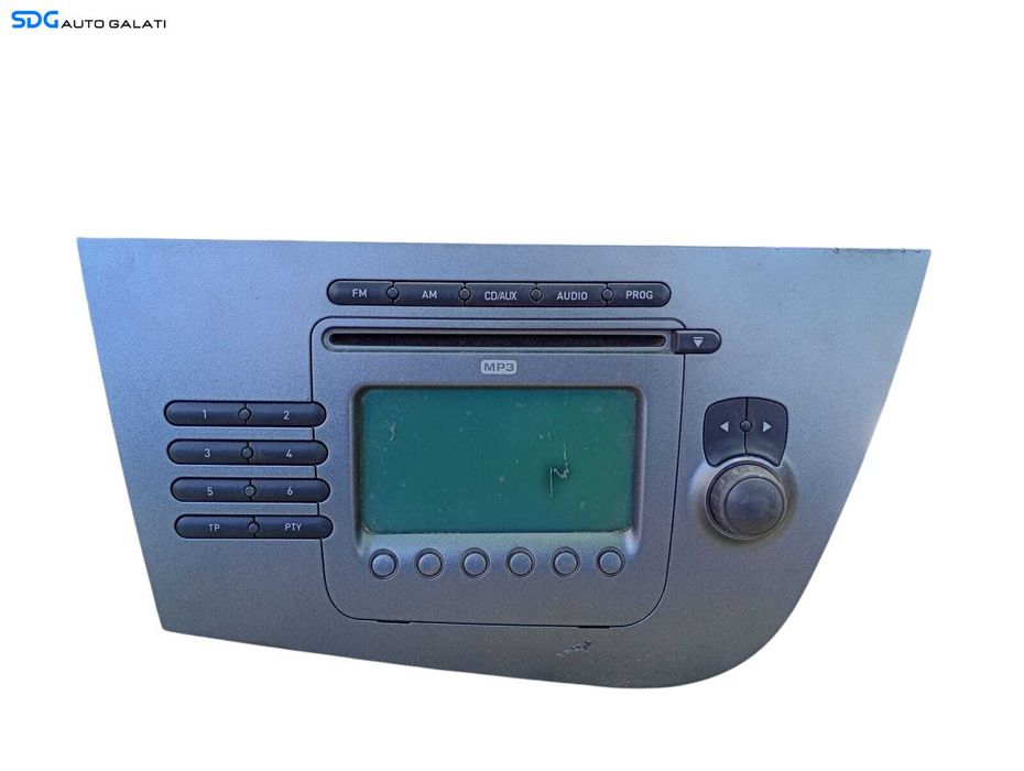 Unitate Radio CD Player Blaupunkt Seat Leon 1P 2004 - 2009 Cod 1P1035186B [LC1098]