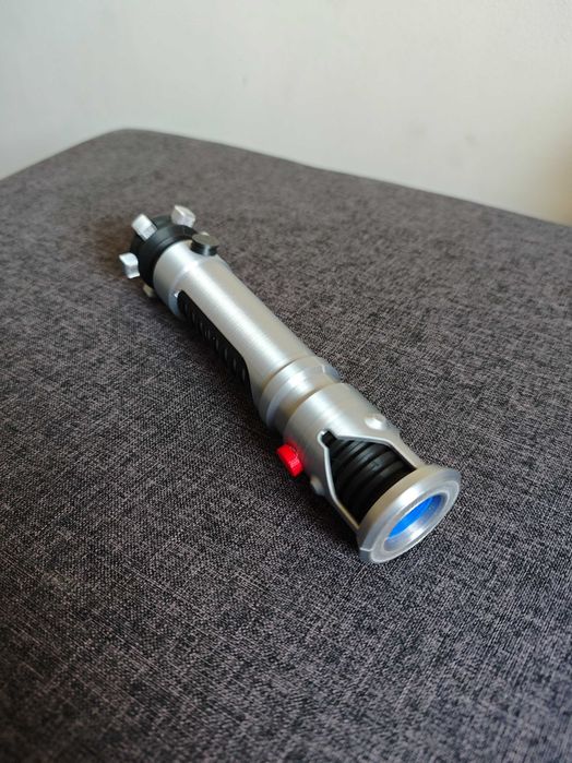Светещ в тъмното Светлинен меч на Obi Wan Kenobi Lightsaber StarWars