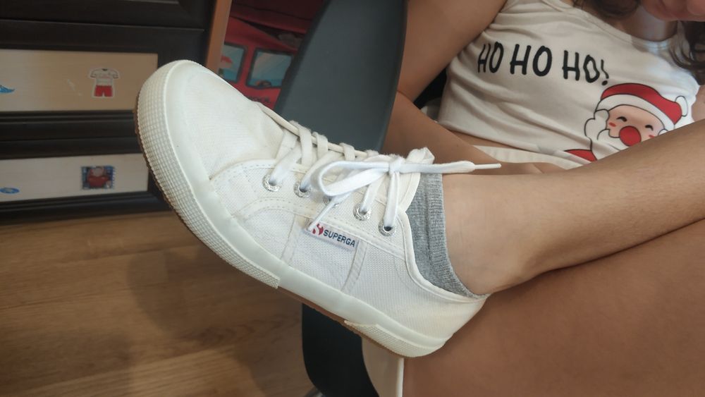 Гуменки  бяли SUPERGA