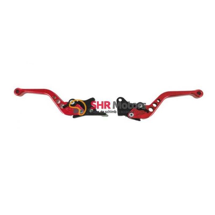 Set manete (frana + ambreiaj) Yamaha, Honda rosi/albastre