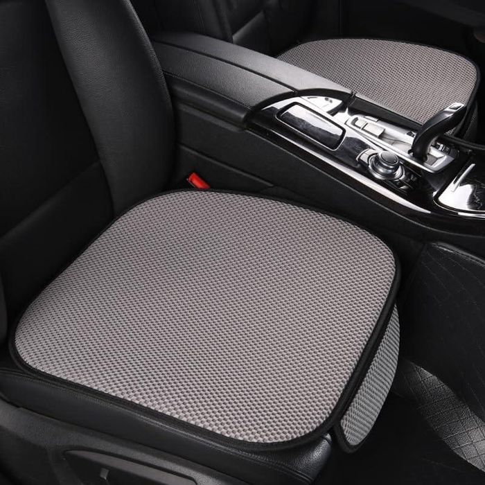Калъф за автомобилна седалка Дишаща Сива Протекторна подложка 3в1