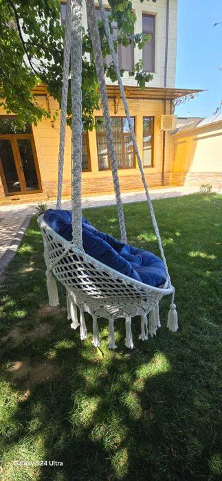 Гамак Качели макраме, Кул мехнати аргимчок Gamak,Argimchoq