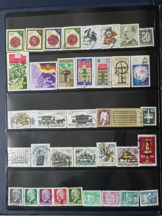 Колекция пощенски марки от Германия, ГДР и колекция марки плюс блокове