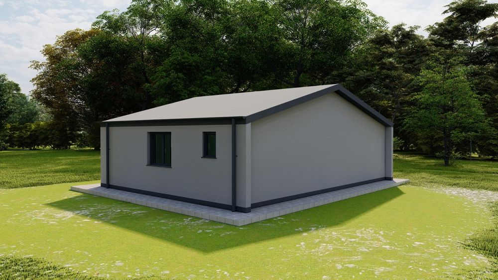 Casă 85m2 din panouri SIP cu teren 500m