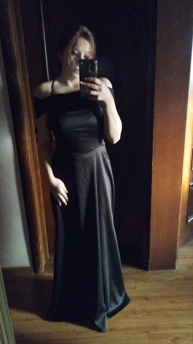 Платье чёрное длиное