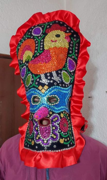 Кукерска гугла маска, нова, декорация, изкуство