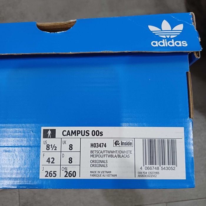 Нови Маратонки Adidas Campus 00s Червени естествен велур 42 размер