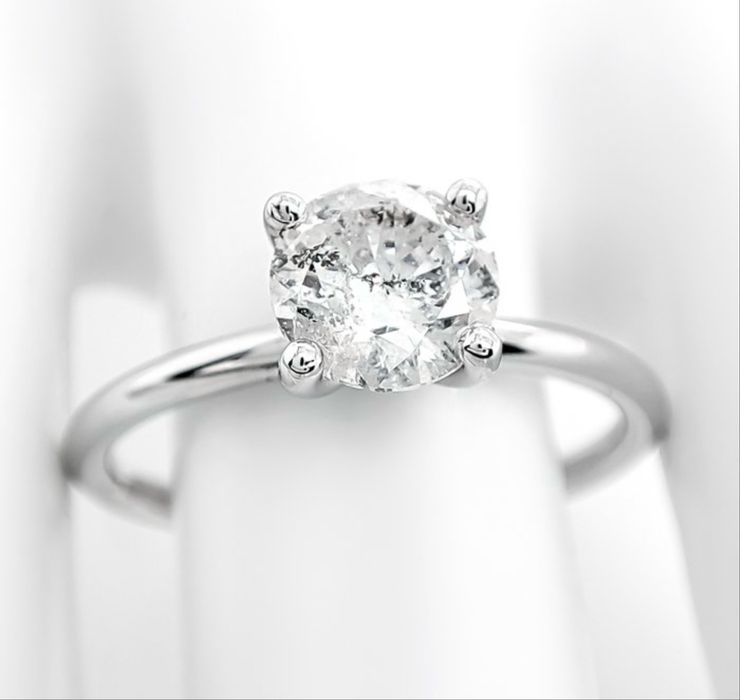 Inel cu diamant natural