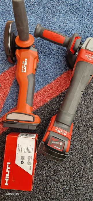 Milwaukee ,Hilti polizor pe acumulatori