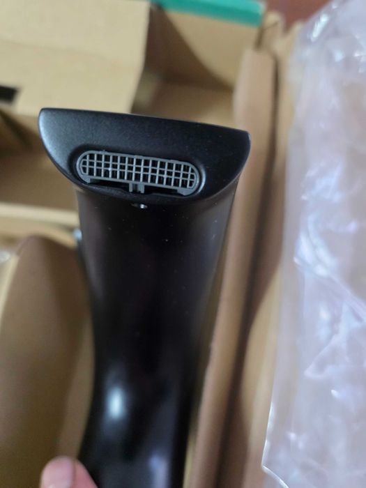 Hansgrohe Vivenis - Baterie lavoar 80, cu evacuare, EcoSmart, negru mat 75010670