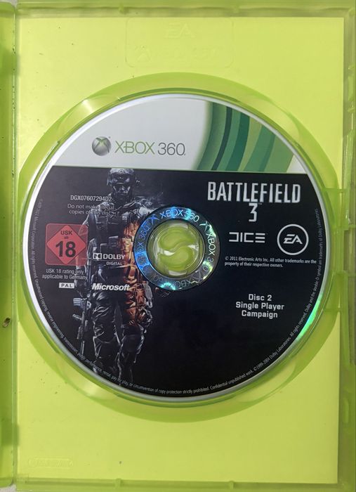 BATTLEFIELD 3 (xbox 360)