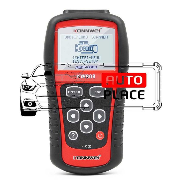 Konnwei KW808 OBD2 Diagnostic Универсална Автодиагностика