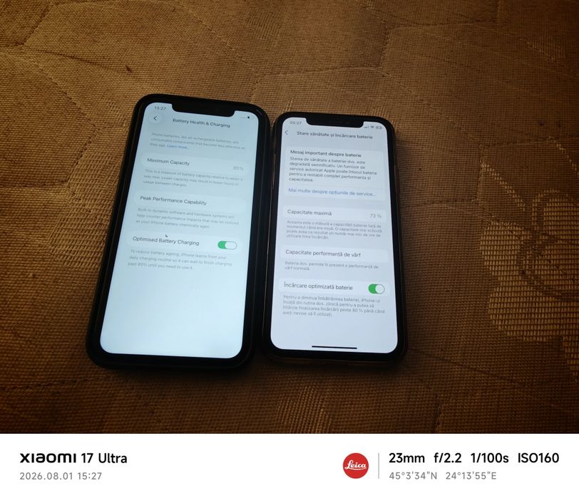 Vând 2 iPhone! 11 și x