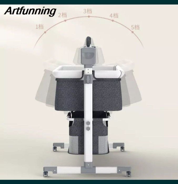 Даставка бесплатная. Детская электрический люьлка Прикроватная кроват