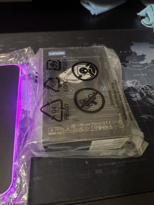 Set Mouse Lenovo LEGION gaming PLUS Mouse pad RGB Noi