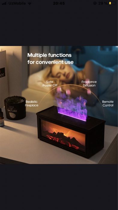 Увлажнитель воздуха камин