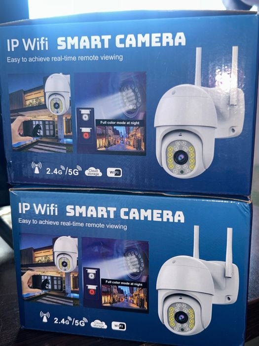 2 бр. НОВИ WiFi PTZ Камери 6MP AI