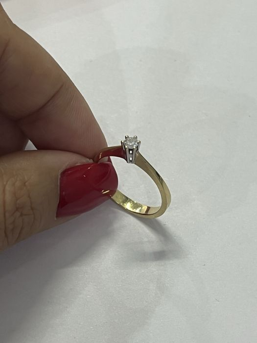 Кольцо с бриллиантом 2,25гр