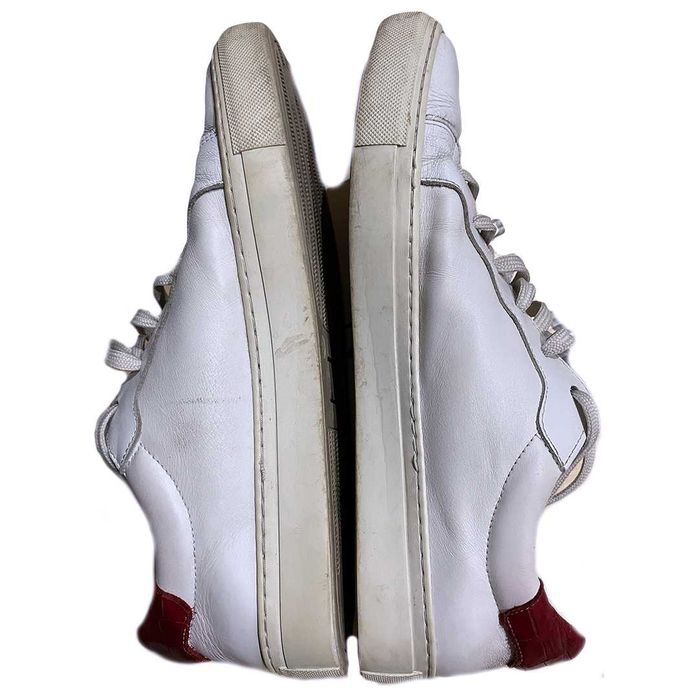 Кожаные мужские кеды