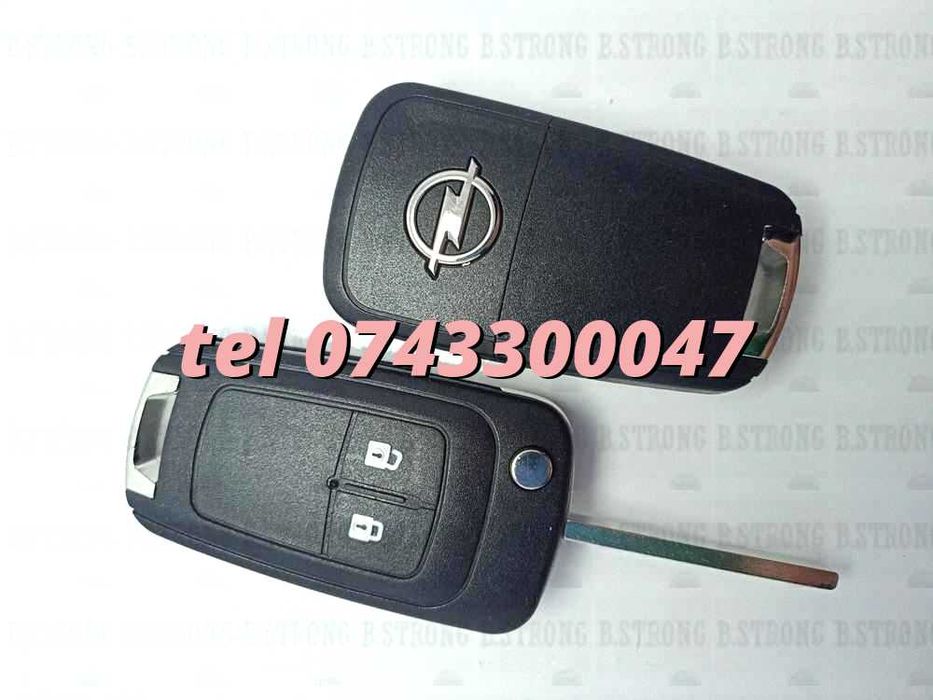 Capac Cheie Opel Astra J, Insignia - Cu Doua Butoane Tip Briceag Carcasa Cheie ,compatibila Briceag Buton
