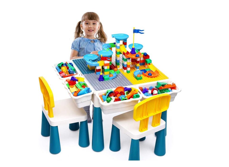 Лего стол с 2-мя стульями. Доставка бесплатно