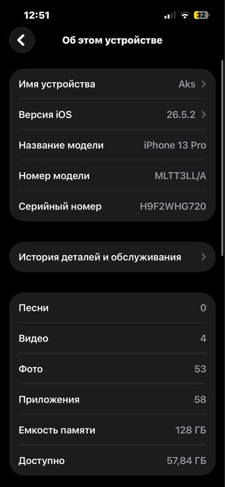 Iphone 13 pro 128 gb
