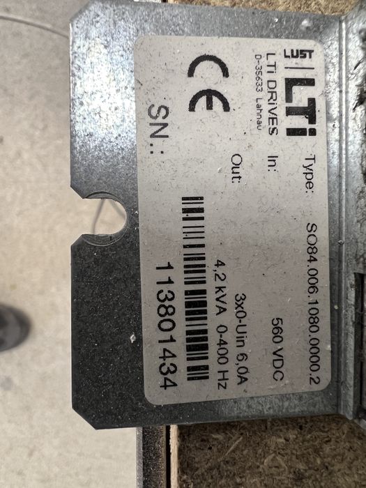 Vand servodrivere LTI 4.2 kva. Ethercat