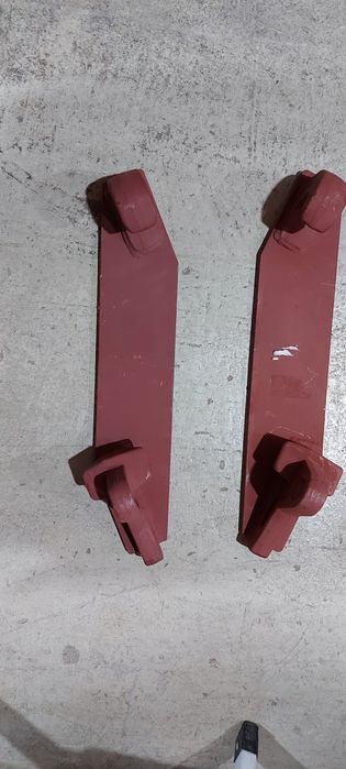 Set carlige cu placa, sudabile, pentru cadre cu schimbare rapida Euro