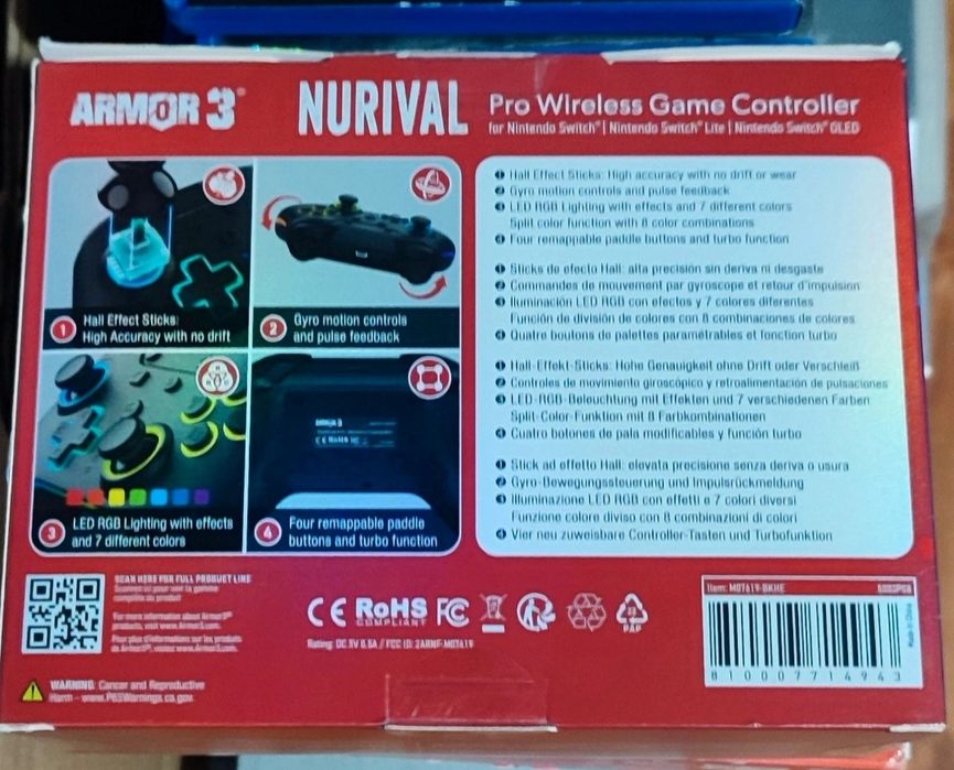 Controle Hyperkin Amor 3 NuRival

Pro Nintendo switch, Pc