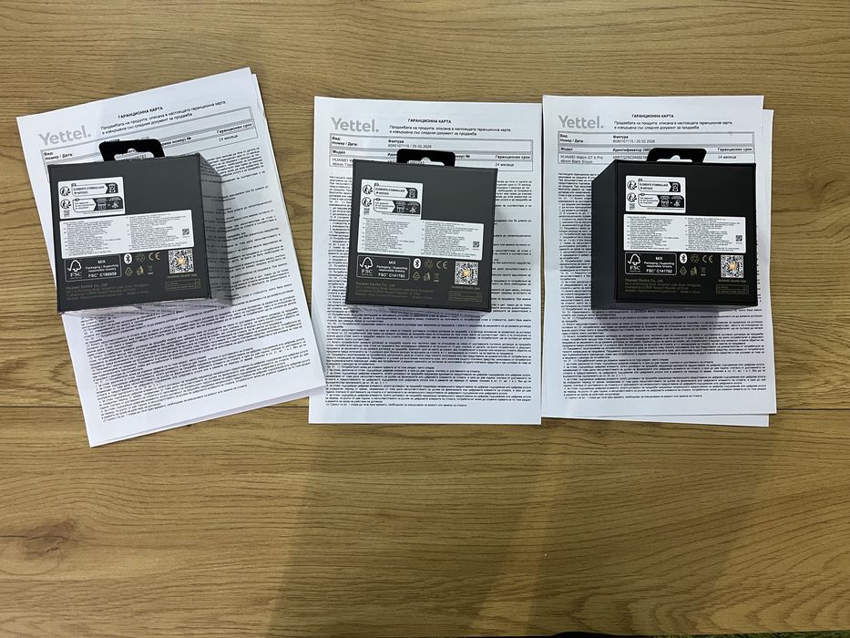 Бартер нови Huawei watch GT 6 pro 24м Йетел Black