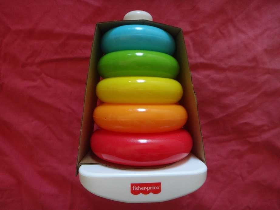 Чисто нова Детска еко играчка за сортиране Fisher Price рингове