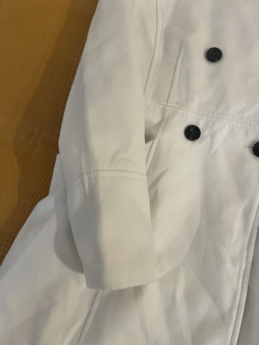 Palton alb mar 40