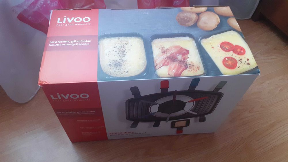 Aparat pentru raccllete/gril/fondue Livoo