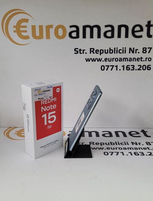 Telefon Mobil Xiaomi REDMI Note 15 Pro, 8GB RAM, 256GB, VERDE -G-