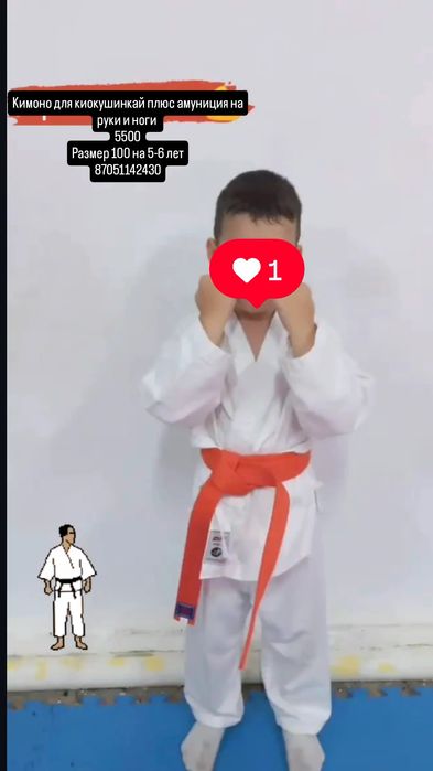 Кимоно для киокушинкай 100