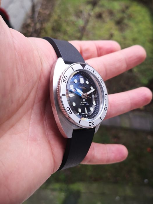 Ceas automatic Seiko Mod Prospex Diver's retro - modern curea FKM