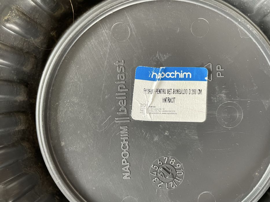 Ghivece plastic antracit