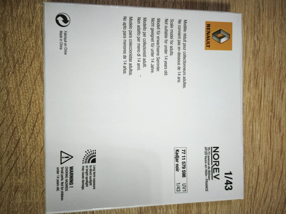 Macheta Renault Kadjar 1/43 Norev