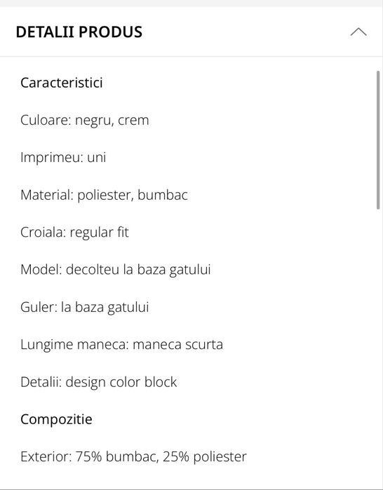Mango tricou crosetat cu model negru si crem