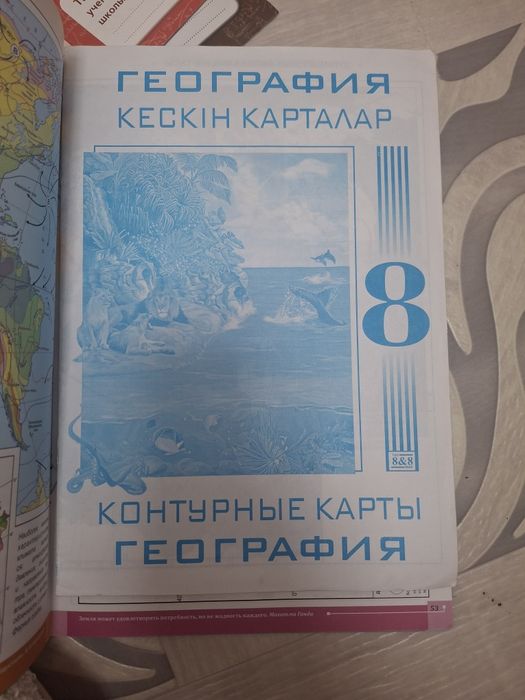 Рабочие тетради химия,география 8 кл
