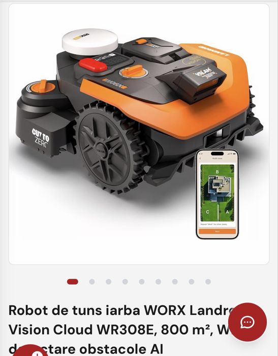Robot de tuns iarba Worx landroid wr308e nou sigilat