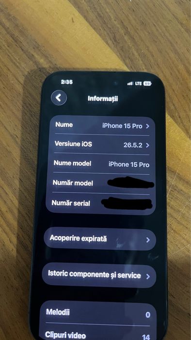 Vand IPhone 15 Pro
