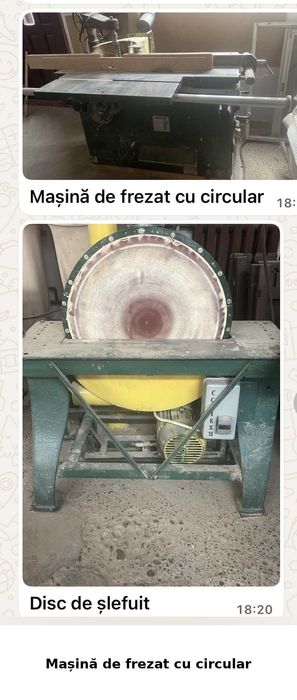 Vânzare utilaje tâmplărie / închiriere spațiu industrial cu utilaje sau fără – Focșani