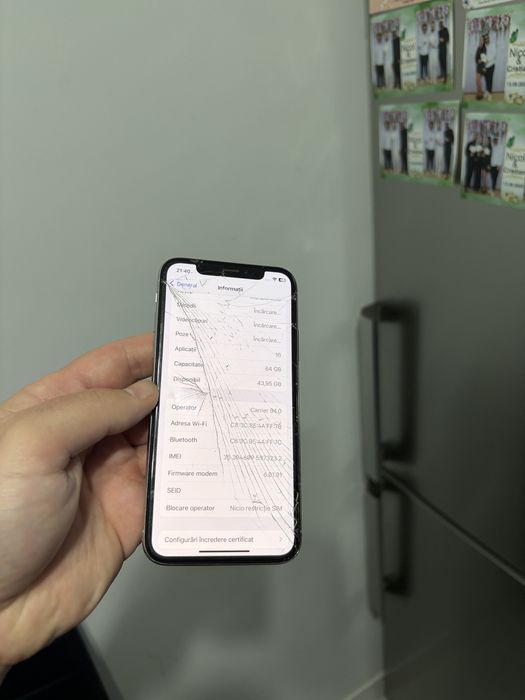Vand iphone X 64Gb pentru piese