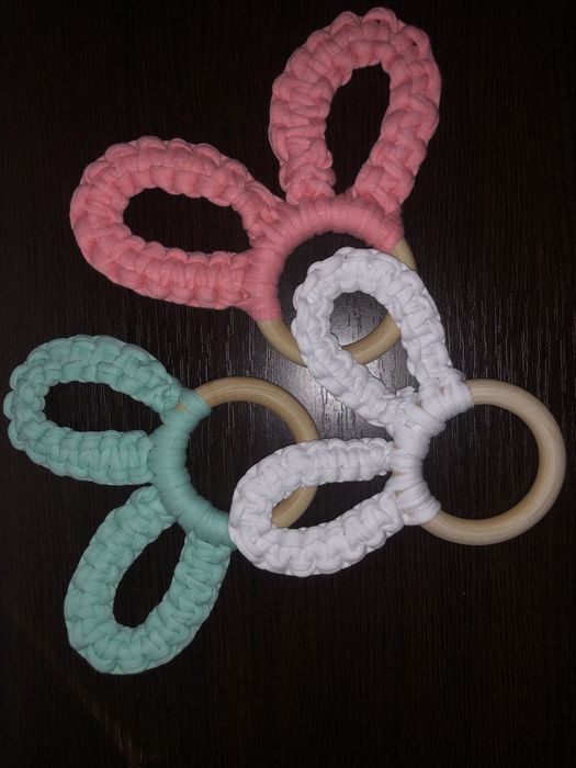 Jucarie bebelus HANDMADE macrame