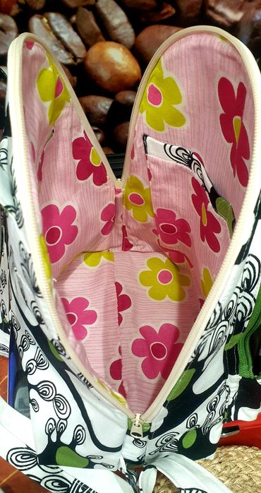 Дамска раница от плат