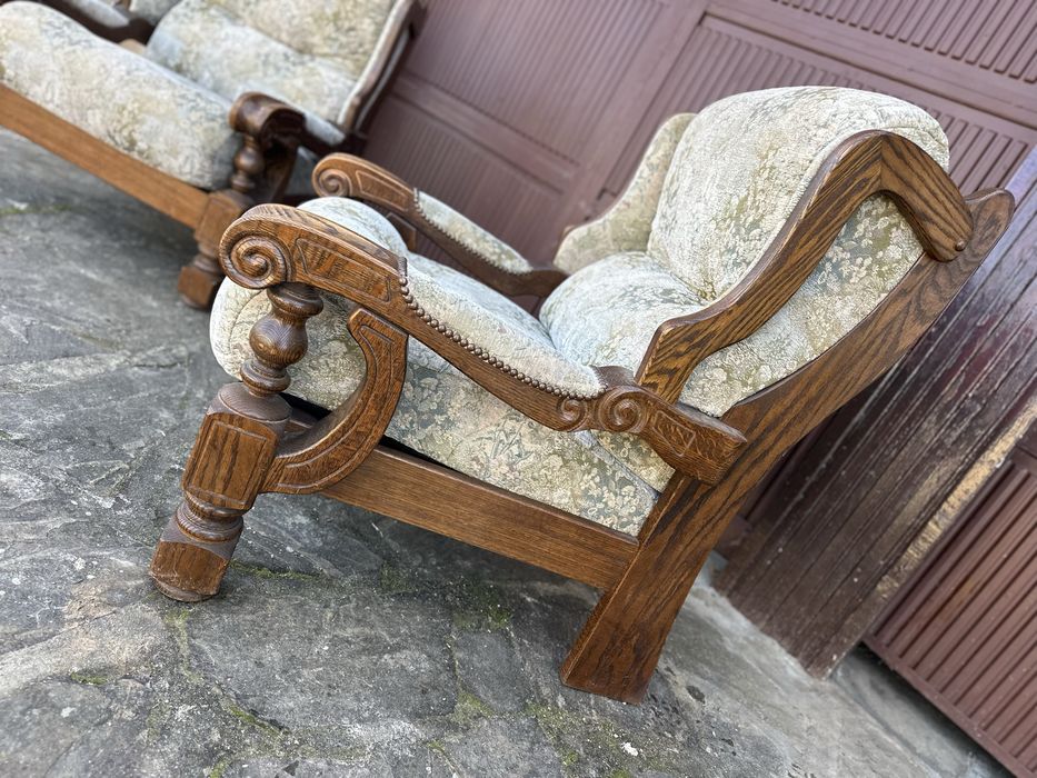 Комплект 2 бр. масивни кресла – класически стил