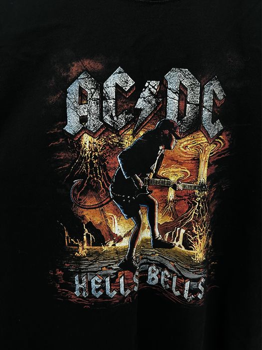 ac/dc hells bells футболка унисекс