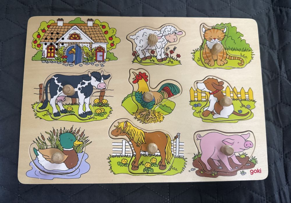 Дървени пъзели за деца